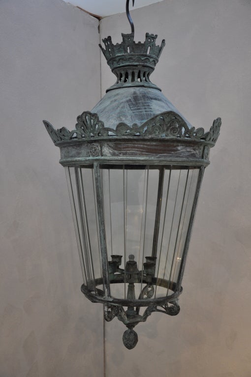 A FRENCH  PARISIAN STREET LANTERN