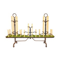 FRENCH NINETEENTH CENTURY FER FORGE TORCHERE