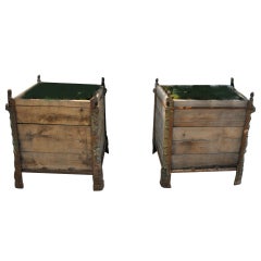 A French 19th Century pair of Versailles planters