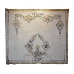 A SWEDISH PAINTED CANVAS,