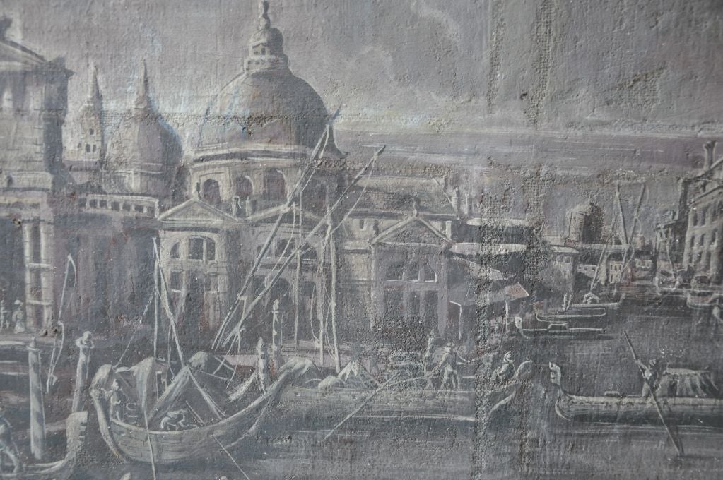 A French Grisaille Capriccio Of Venice In Fair Condition In London, GB