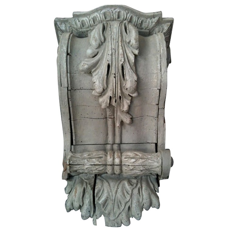 Italian 18th Century Architectural Carving For Sale