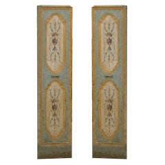 An Exceptional Pair Of Italian Painted Doors