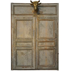 French 18c Directoire Painted Doors