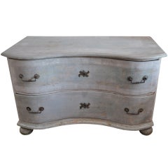 A Swedish Late Eighteenth Century Rococo Commode