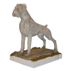 An French 19c Stone Boxer