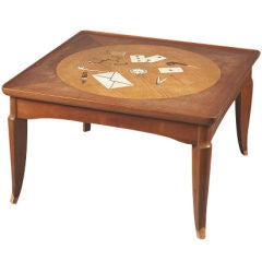 RARE TABLE by Tsugouharu FOUJITA, 1930s