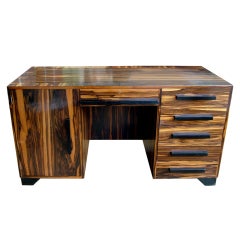 1930
s modernist macassar desk