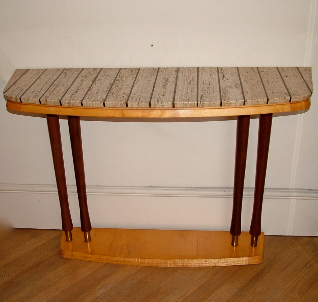 Paire de consoles des années 1950