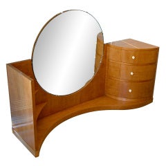 Vintage Betty Joel, 1930's Sycamore Dressing Table