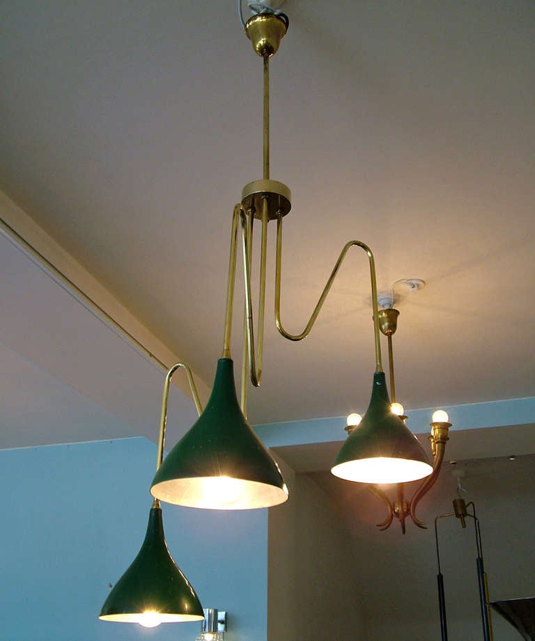 1950s Italian chandelier