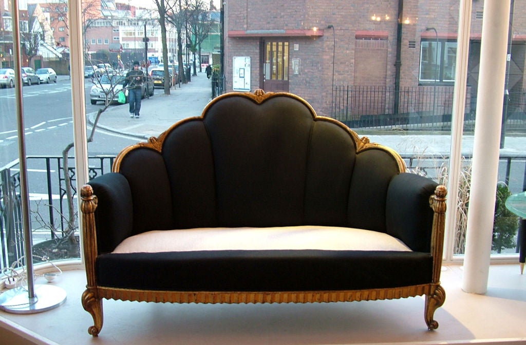 Mid-20th Century Art Deco Sofa, French