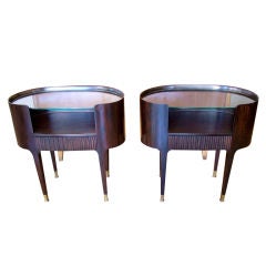 1940
s Italian bedside cabinets / side tables