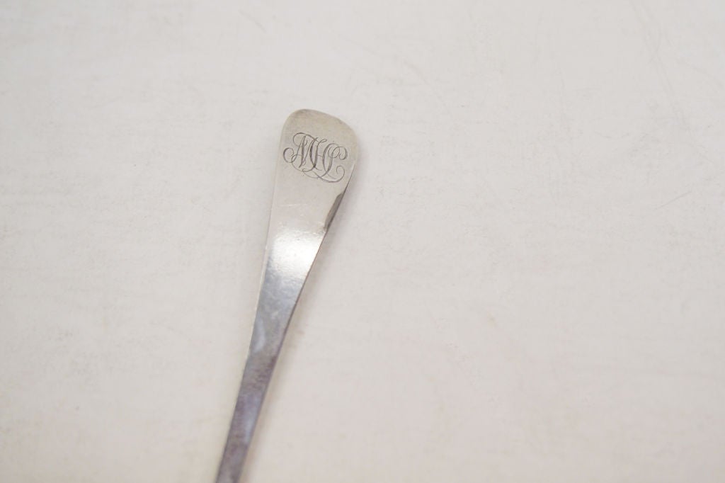 Sterling Silver Olive Spoon by Tiffany & Co. For Sale 3