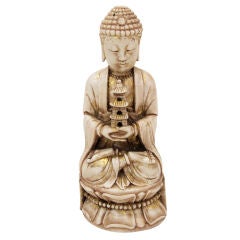 Gilt Ivory Buddha from China