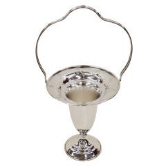 Sterling Silver Flower Basket made in the U.S.A.