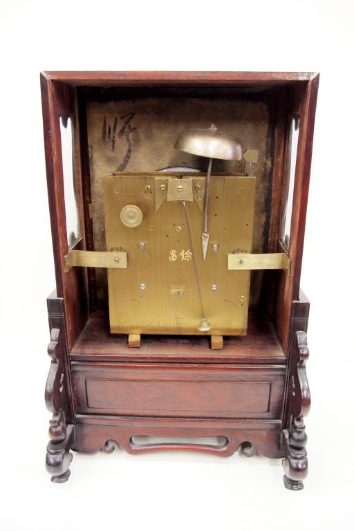 19th Century Antique Chinese Bracket Clock made by Xue Chueng