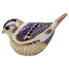 Royal Crown Derby Paperweight  'Goldcrest'