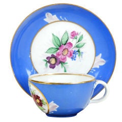 Russian early 19th Century Porcelain Cup & Saucer