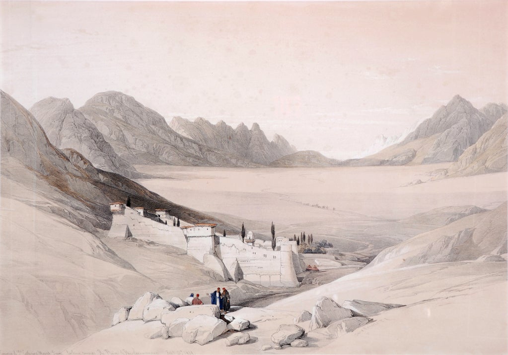 Convent of St. Catherine Lithograph by David Roberts