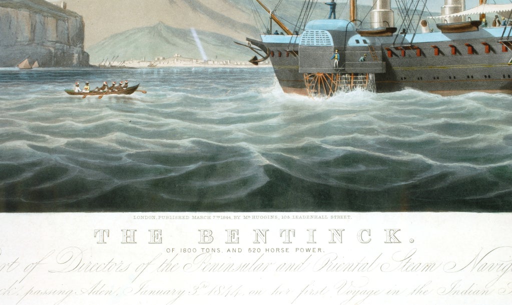 British 'The Bentinck' Antique Engraving after W.J. Huggins For Sale