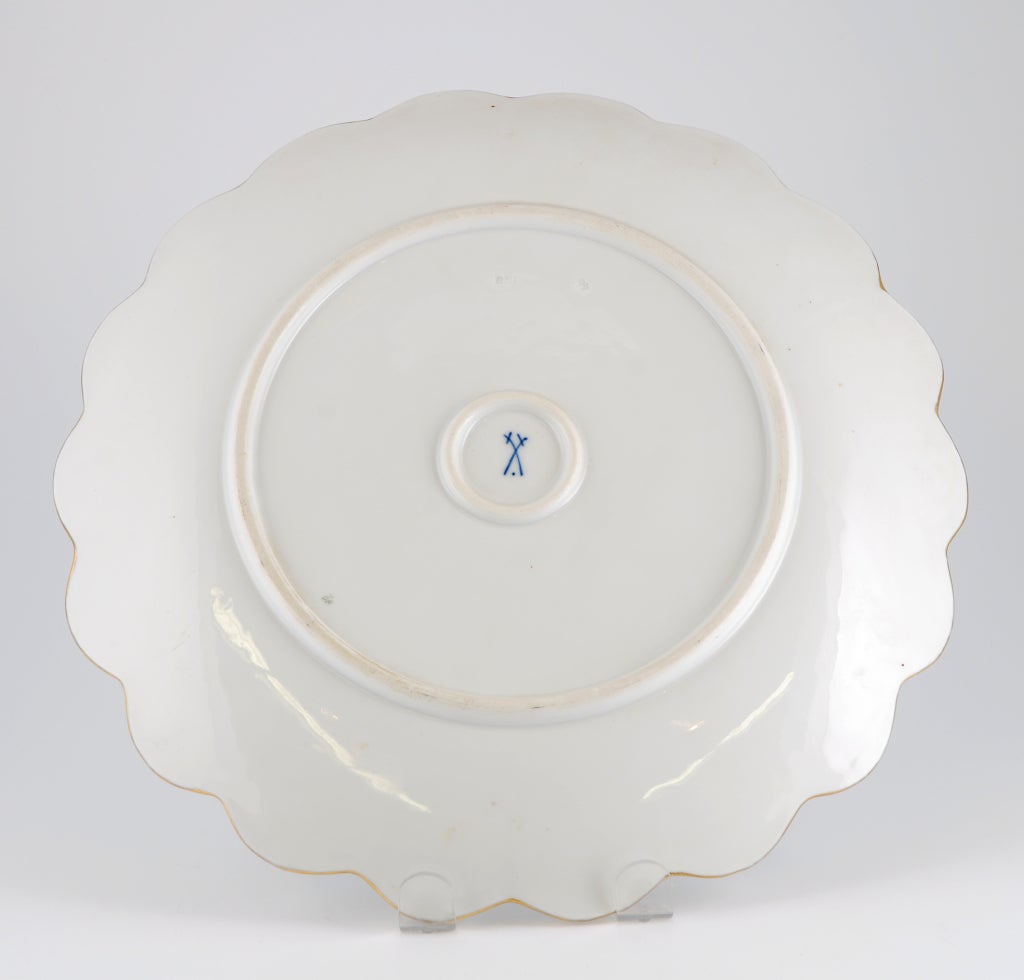 Decorative Porcelain Plate by Meissen