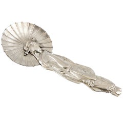 Japanese Geisha Girl Sterling Spoon by Arthur Bond