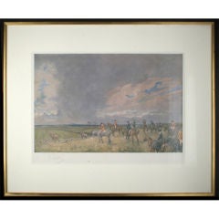 Lionel Edwards  (1878-1966) Hunting Lithograph