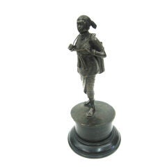 Tribal Woman Bronze Figure