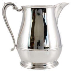 Vintage Sterling Silver Water Pitcher by Currier & Roby