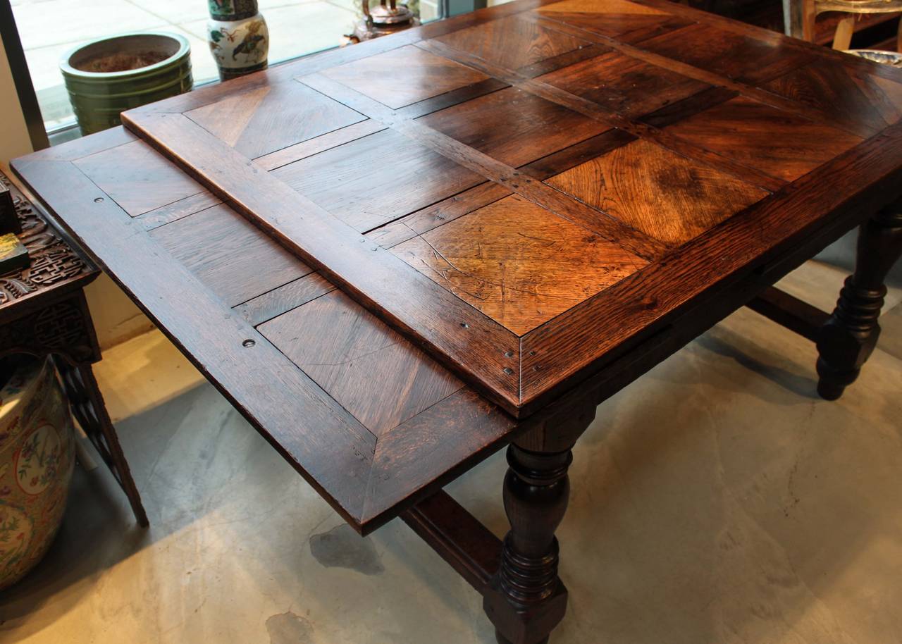 17th Century Revival Oak Table