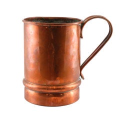 Antique 18th Century large Copper mug