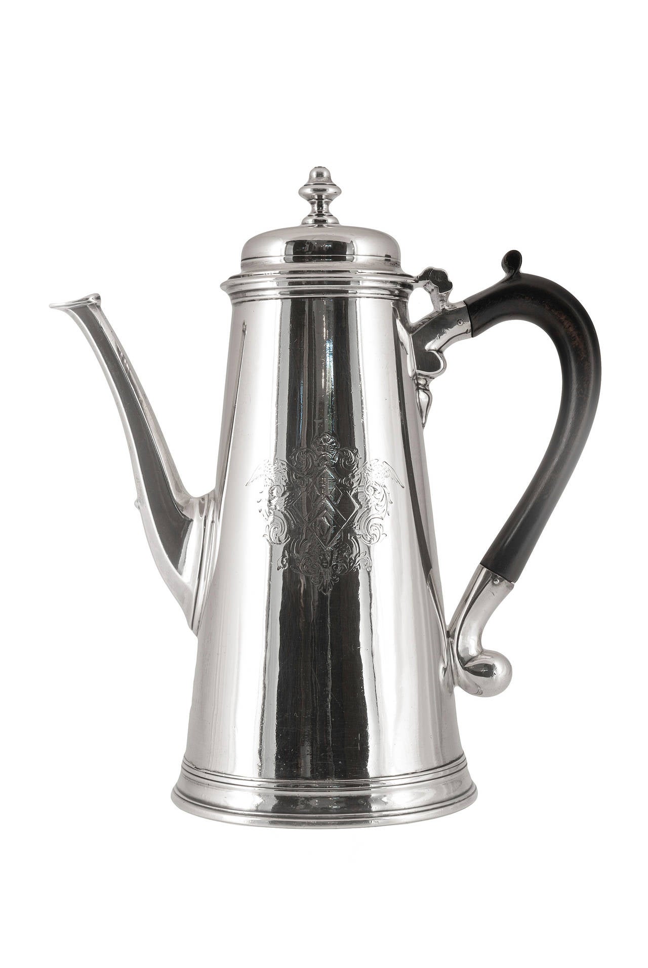 George II 18th Century Georgian Silver Coffee Pot
