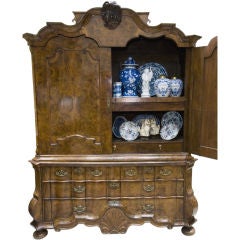 Eighteenth Century Dutch cabinet-on-chest.