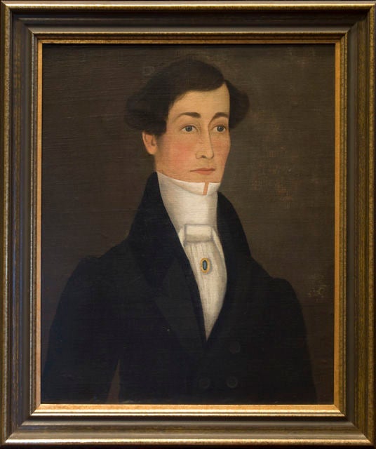Oil painting of a gentleman from Montreal. Circa 1800