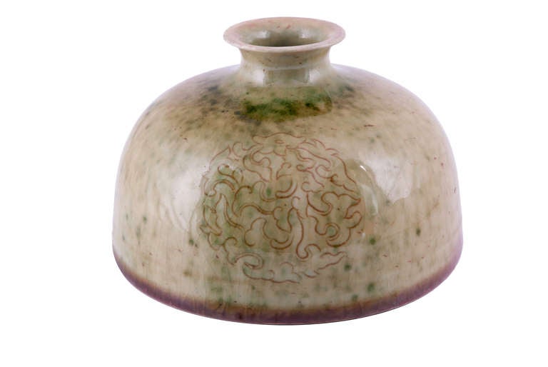 Peachbloom brush-pot