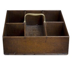 Oak large size cutlery box