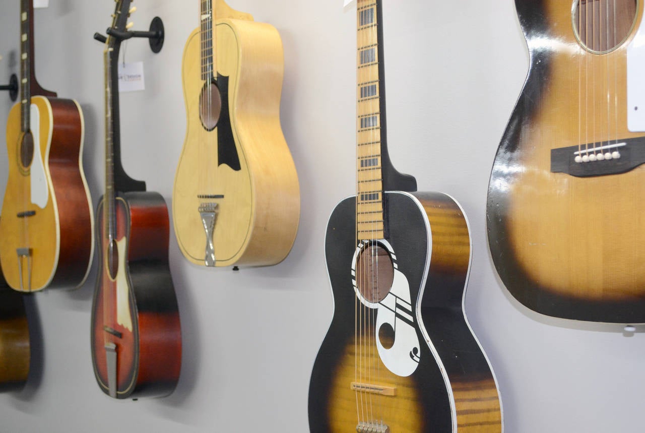 Mid-20th Century Vintage Parlor Acoustic Guitar Collection