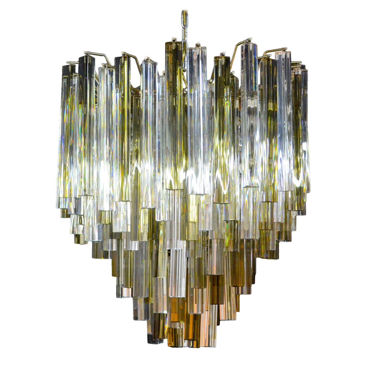 Murano Glass Chandelier by Camer For Sale