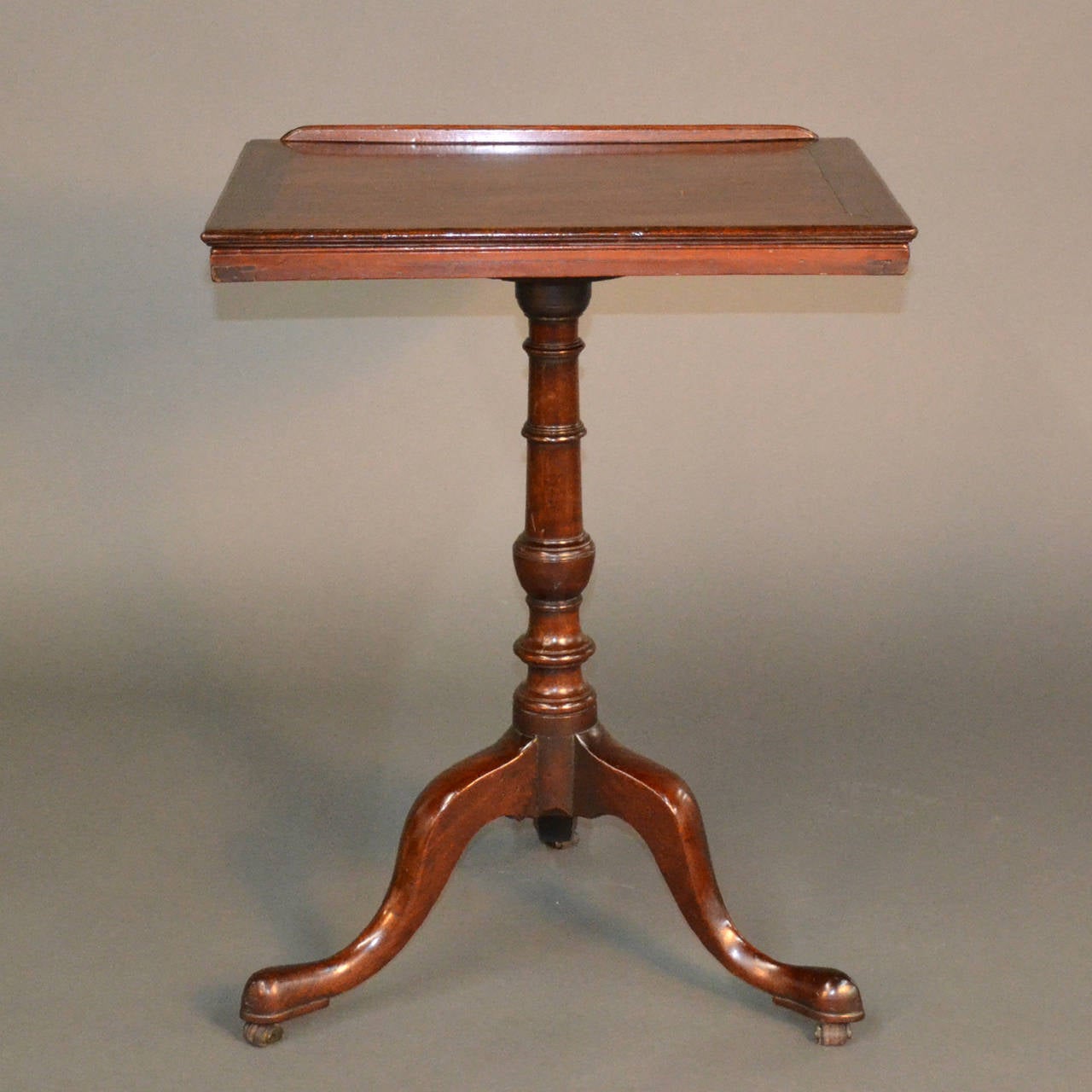 English George III Mahogany Reading Stand For Sale