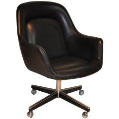 Vintage Exceptional Leather Desk Chair - Max Pearson