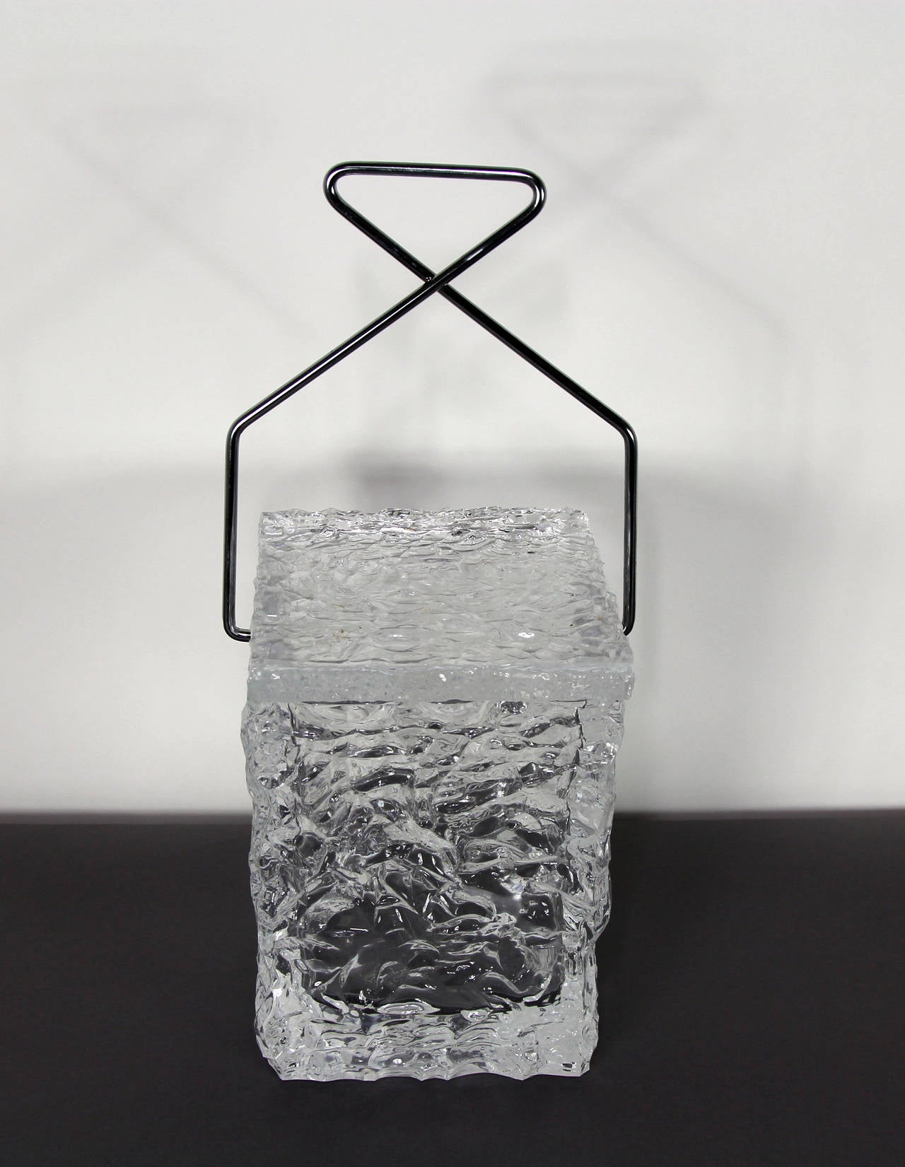 Modern Lucite Ice Bucket by Wilardy