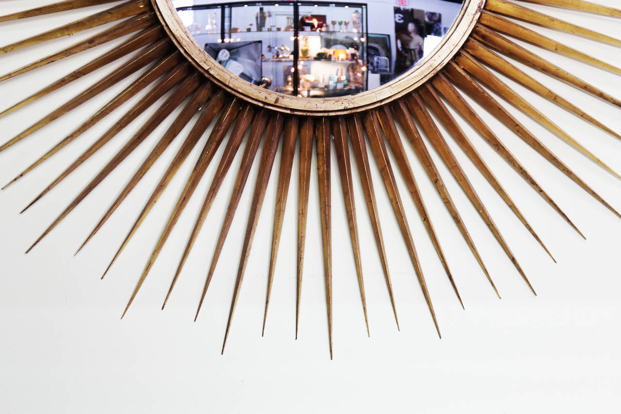 American Sunburst Mirror by Mark Scharillo for Albert Hadley For Sale