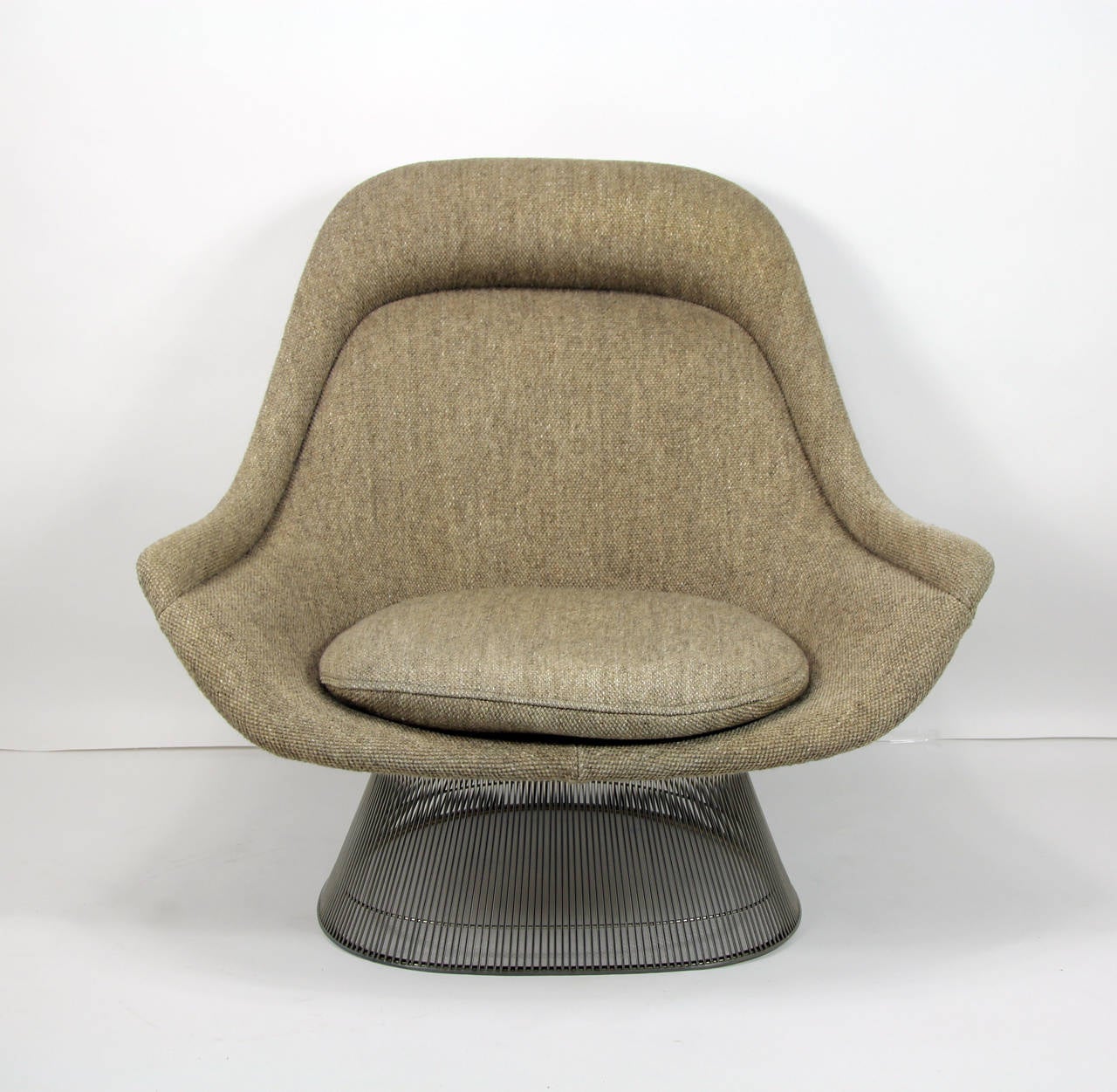American Warren Platner for Knoll Easy Chair Lounge and Ottoman