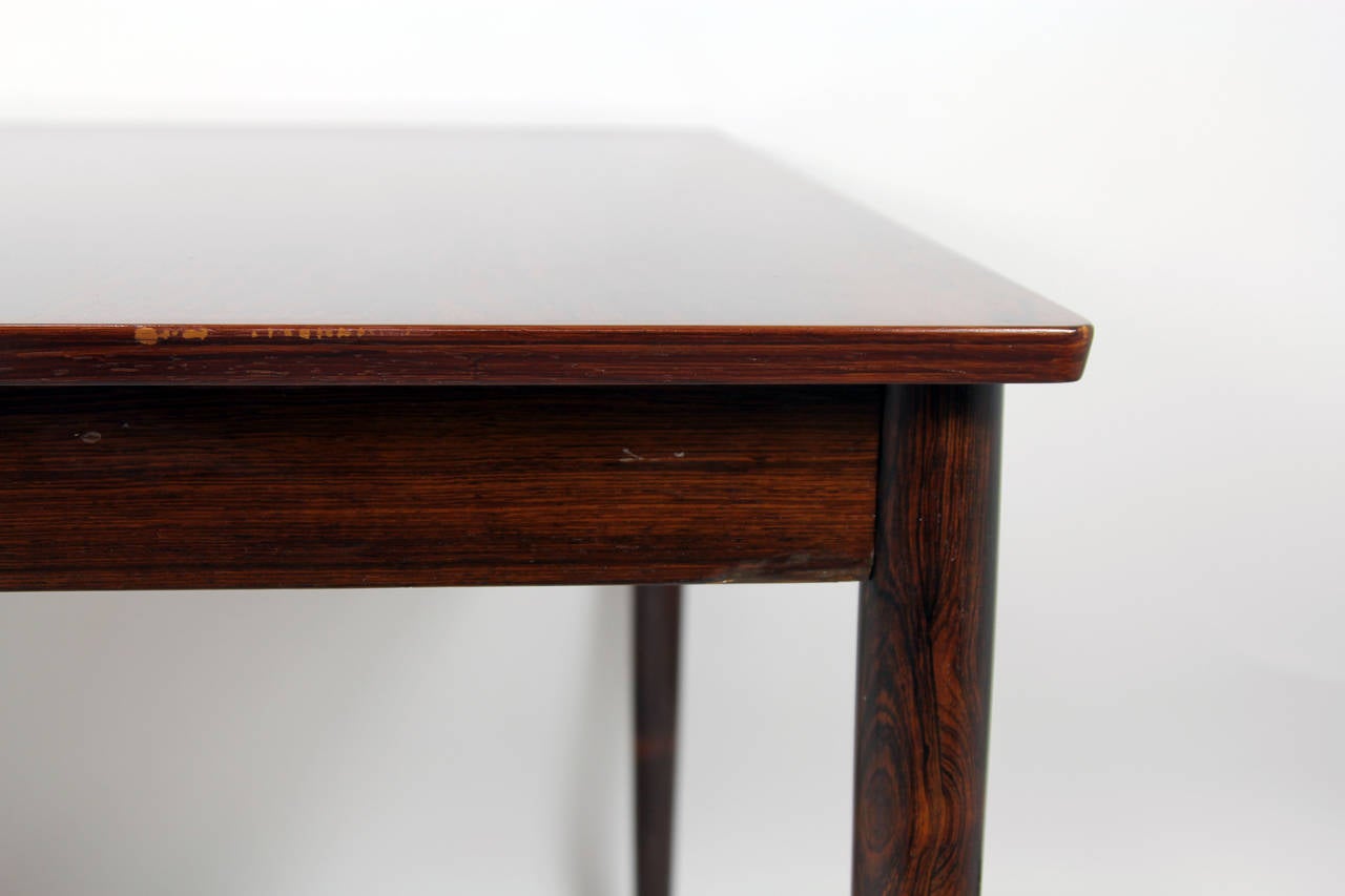 Svend Langkilde Rosewood Dining Table In Good Condition For Sale In Bridport, CT