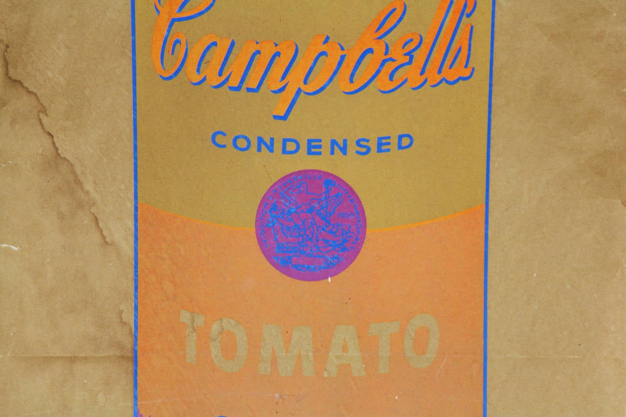 andy warhol tomato soup can
