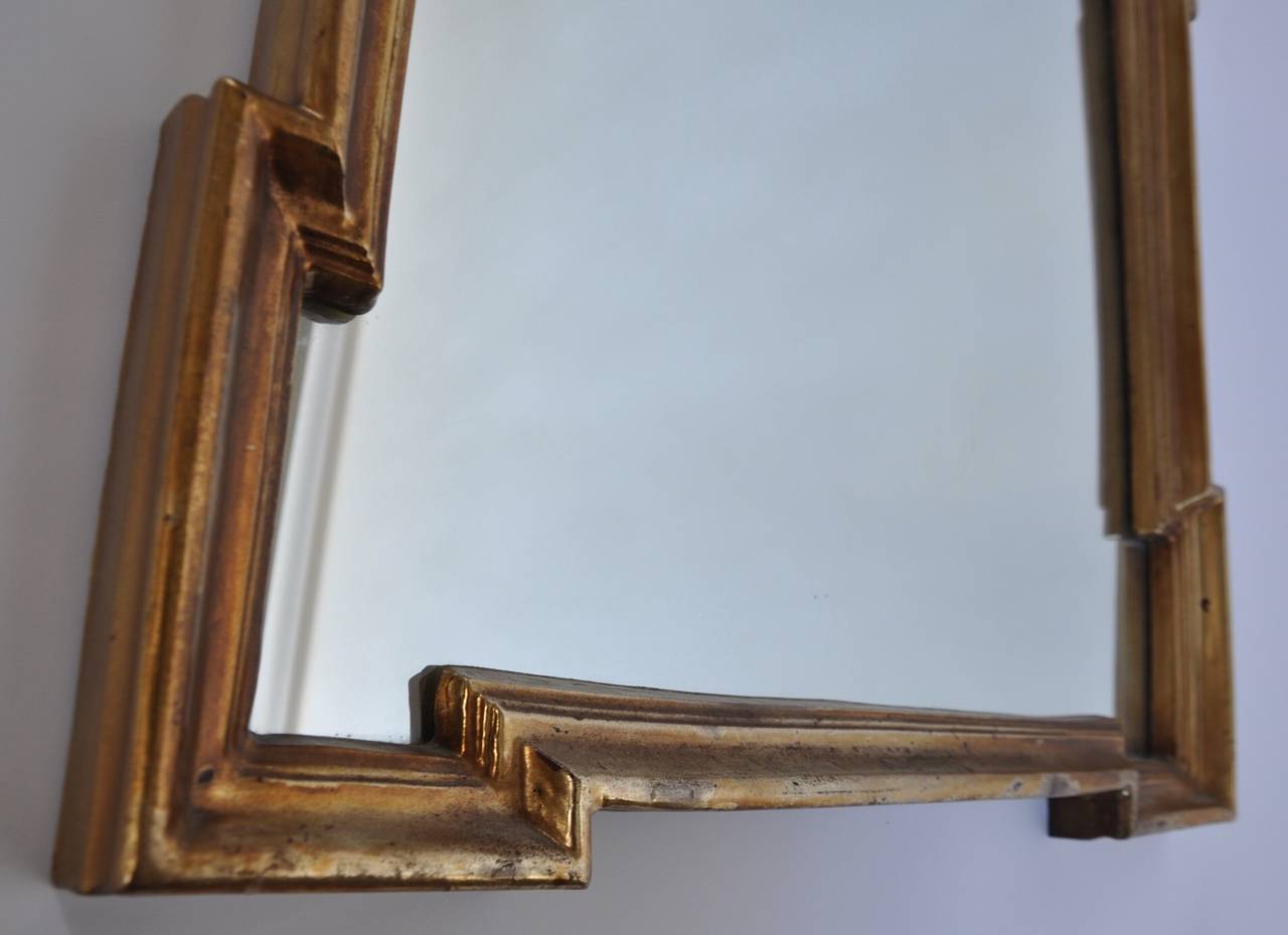 American Gold Leaf Mirror by Labarge For Sale