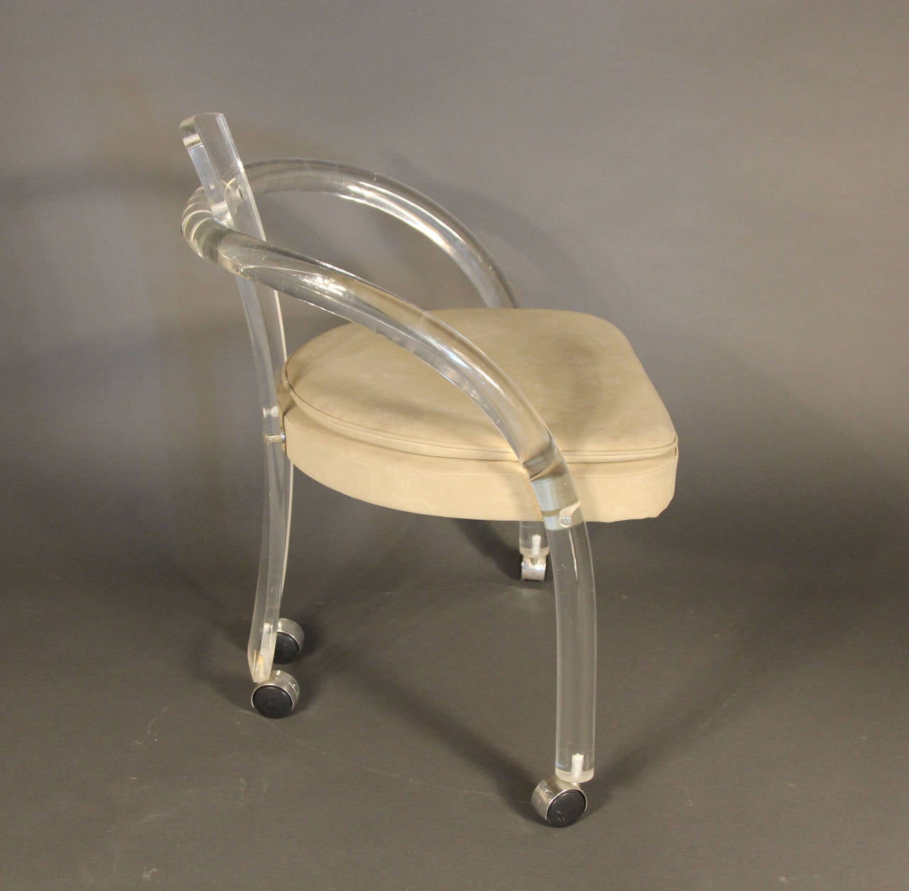 charles hollis jones lucite chairs