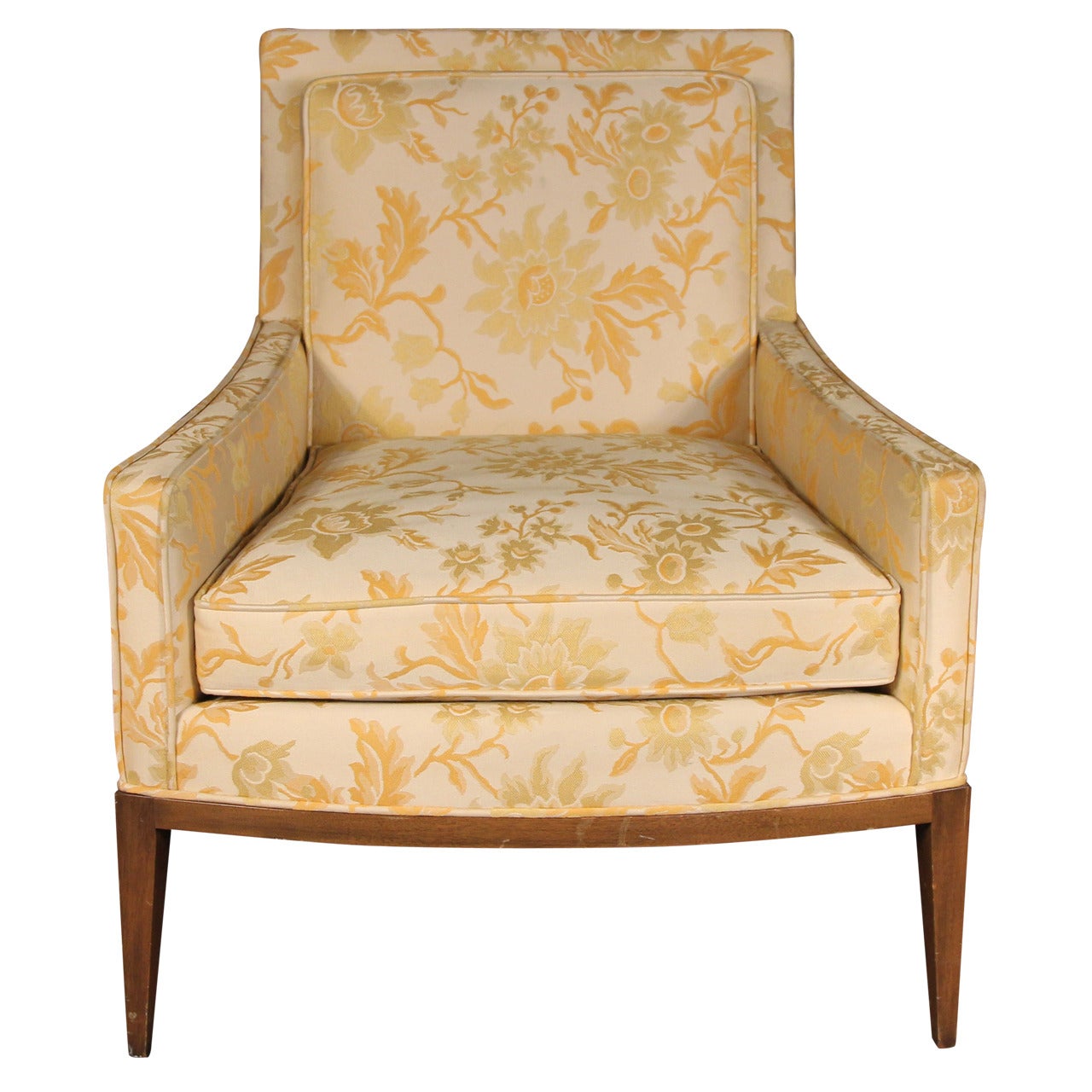 Harvey Probber Upholstered Club Chair For Sale