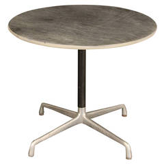 Eames Slate Top Aluminum Group Table for Herman Miller